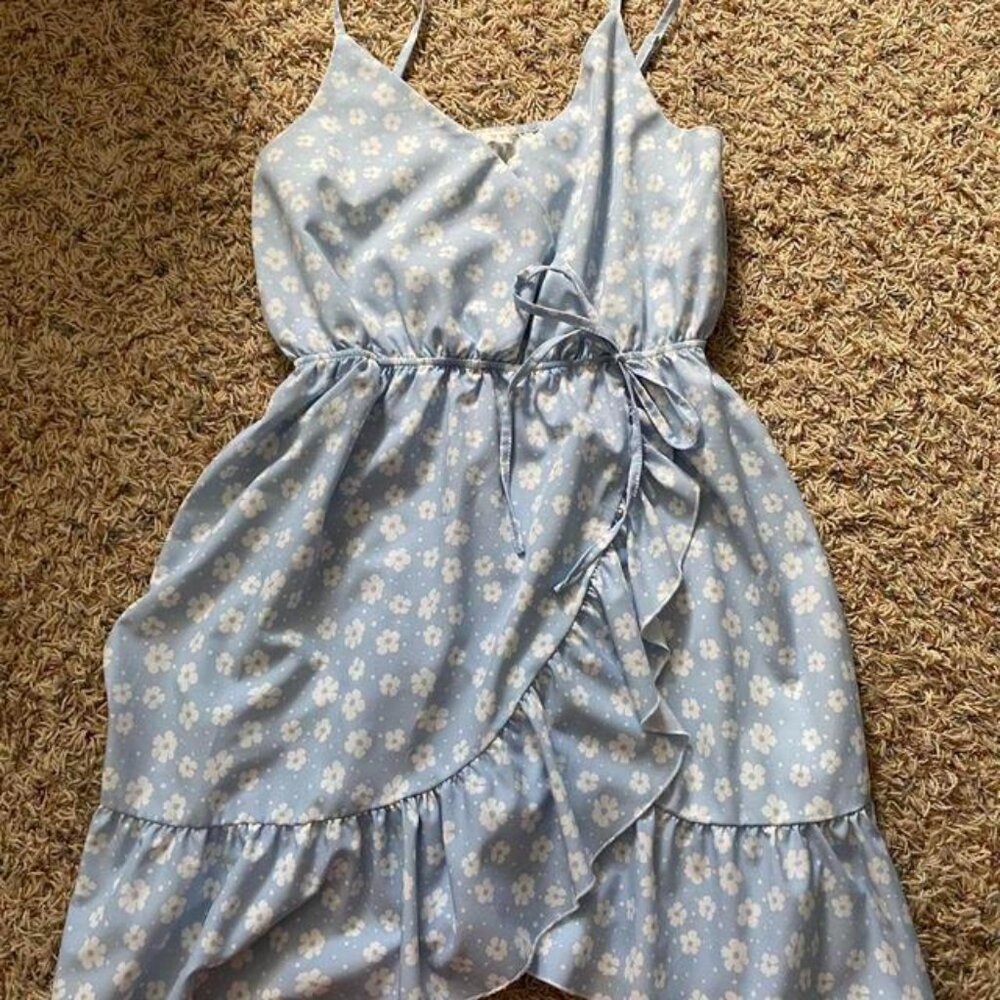 Romwe Women's Blue Dresses